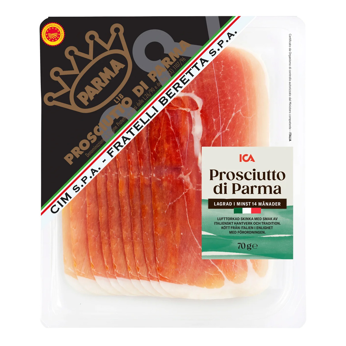 ICA Lufttorkad Prosciutto di Parma