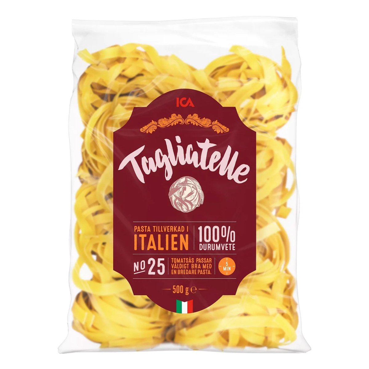 Ica pasta tagliatelle