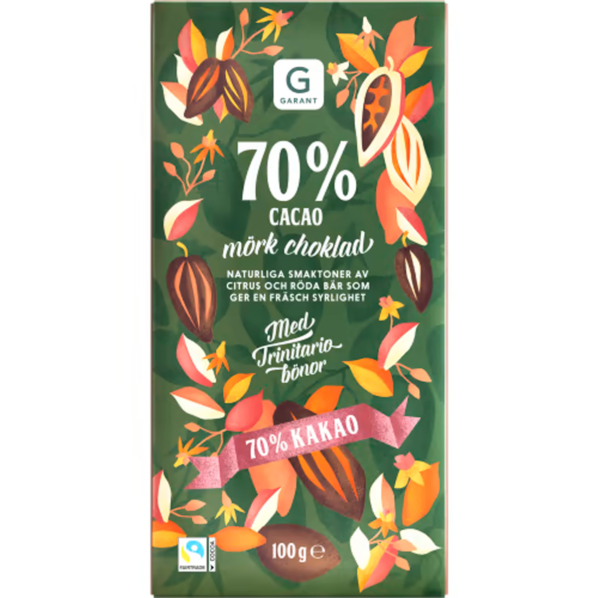 Garant 70% Cacao Mörk Choklad