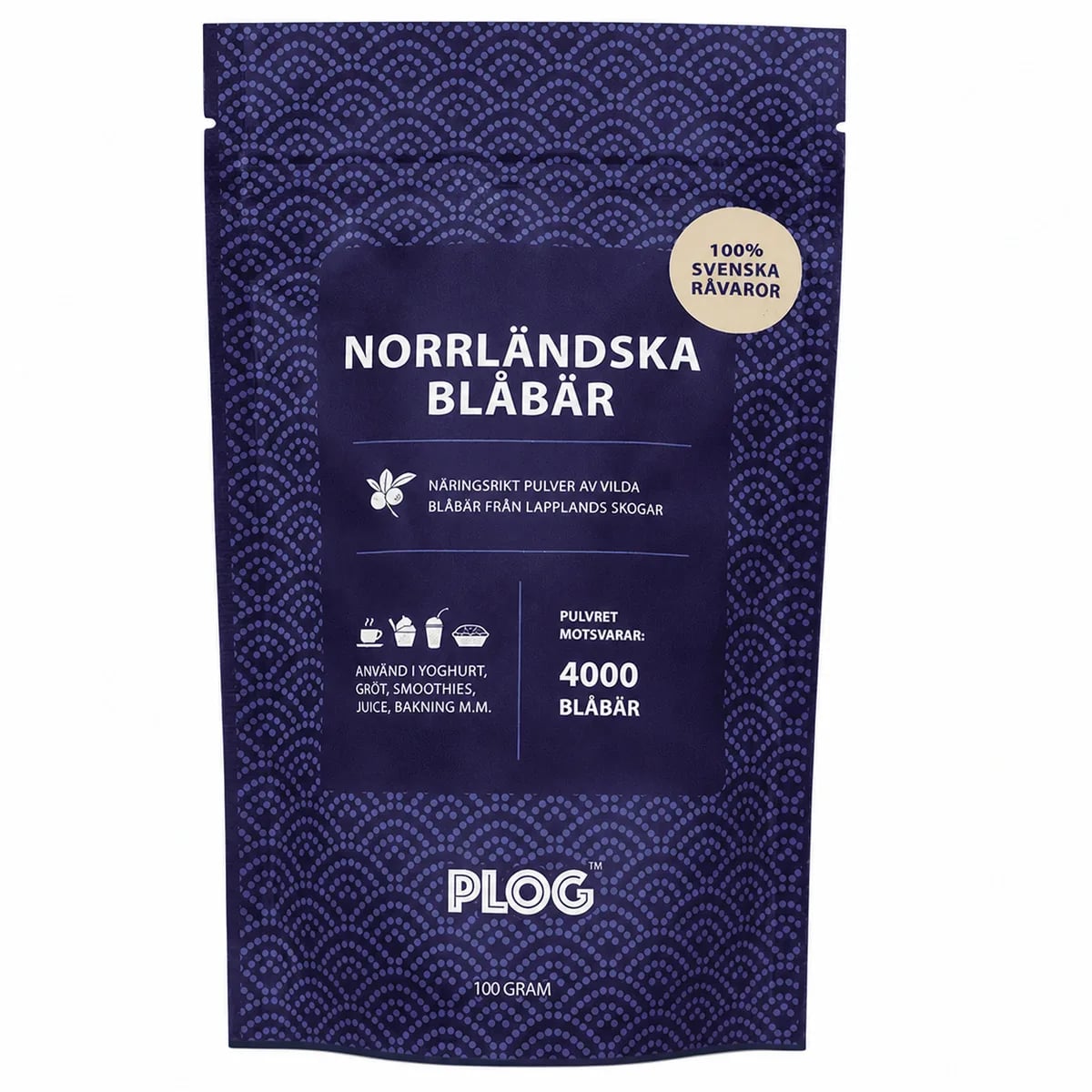 Blåbärspulver