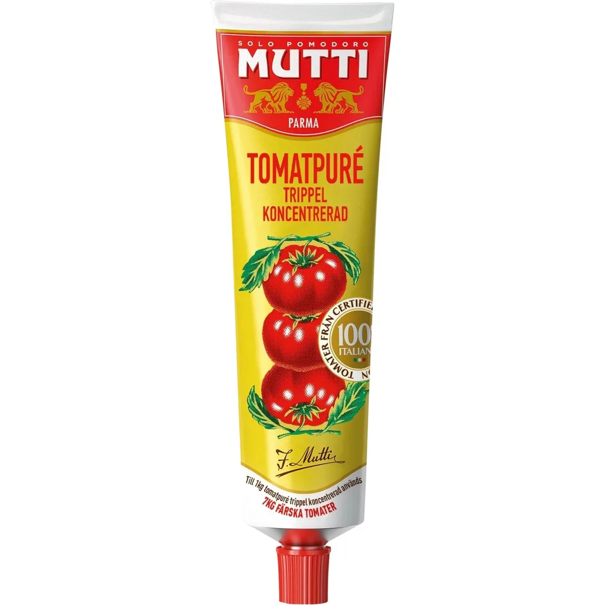 Tomatpure trippel koncentrerad