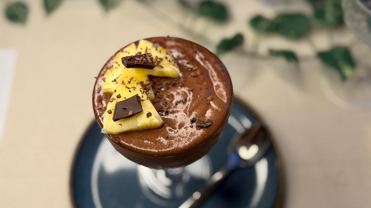 Mörk chokladmousse